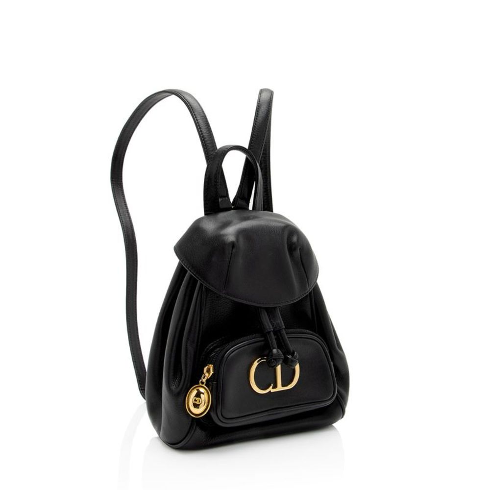 Dior Vintage Leather CD Flap Backpack - Picture 2 of 13
